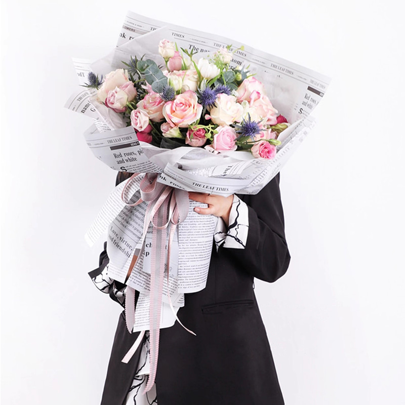 MYHC-52 ハーブゴールデンライトマットフィルム 57×57cm (±2cm) プラスチックフラワー包装フィルム