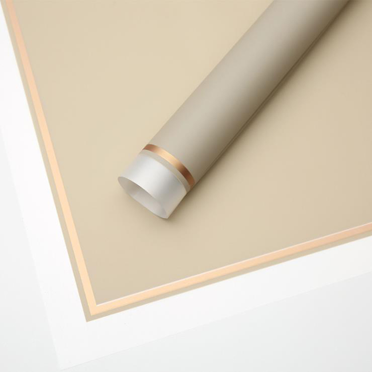 MYHC-61 ホワイトエッジ ゴールドエッジ マットフィルム マットフラワー包装紙