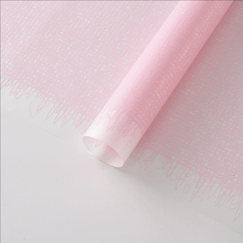 MYHC-67 透明底モノクロ織物パターンプラスチックフラワー包装フィルム