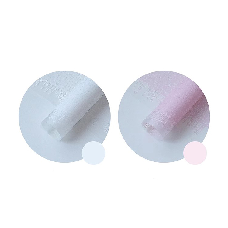 MYHC-67 透明底モノクロ織物パターンプラスチックフラワー包装フィルム