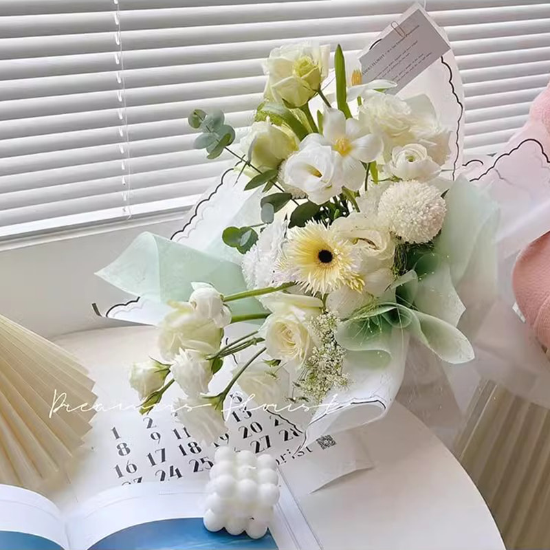 花びらゼリーフィルムフラワー包装紙