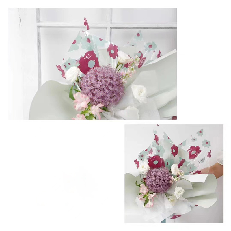 58x58cm 防水プラスチック花ラップロール