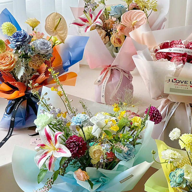 450万枚のOPPフラワー包装紙