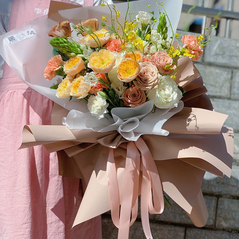 厚さ7.5ミルのプラスチックフラワーラッピングフィルム