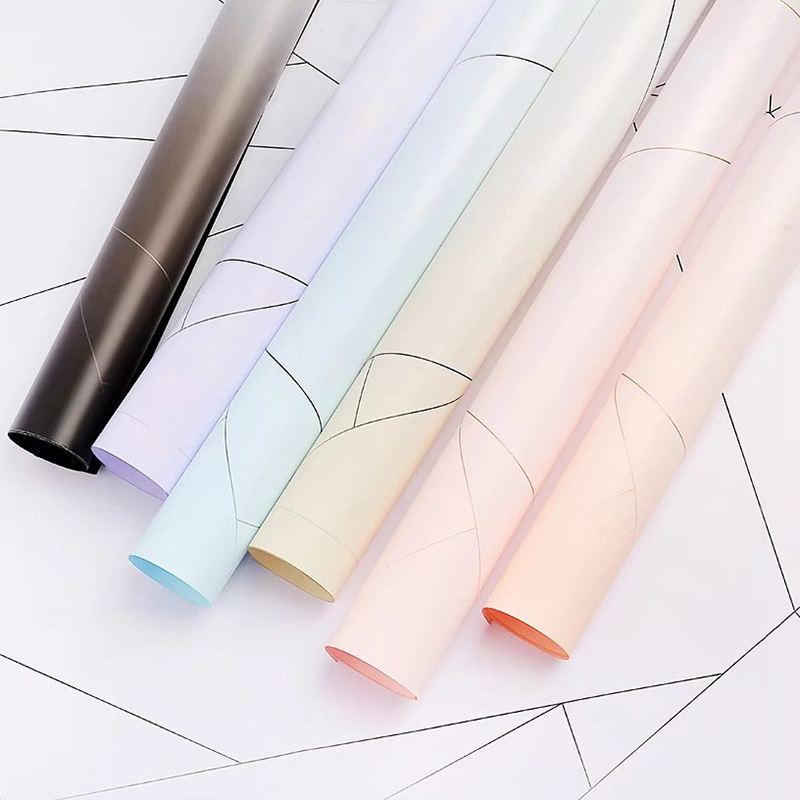 厚みのある不透明なプラスチックフラワーペーパー