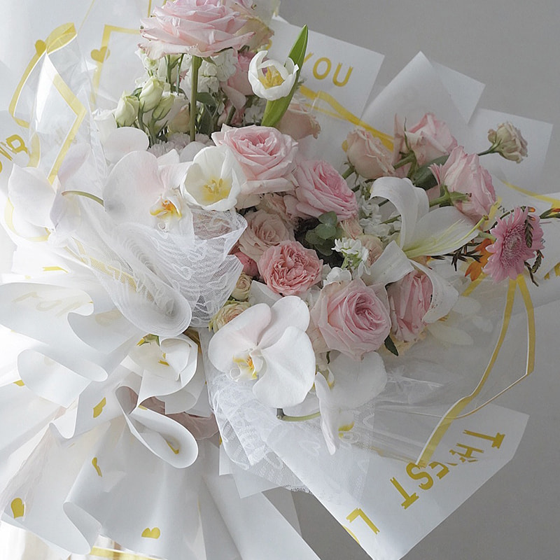 半透明の防水花束包装紙