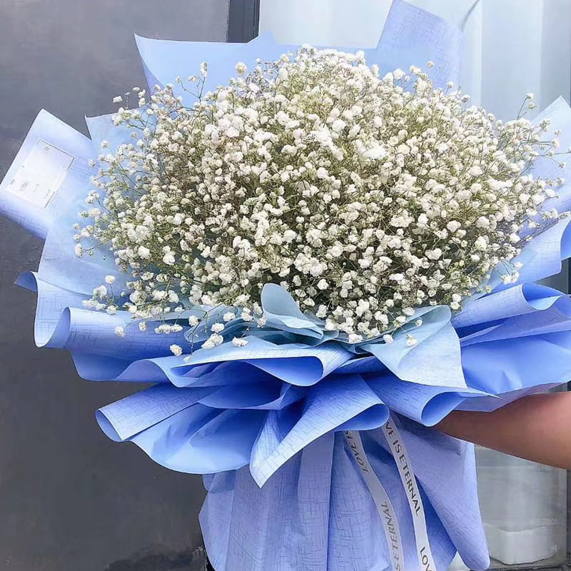 シンプルなテクスチャーの花束包装紙