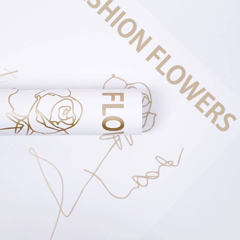 Flower Love-Bouquet バラ柄包装紙